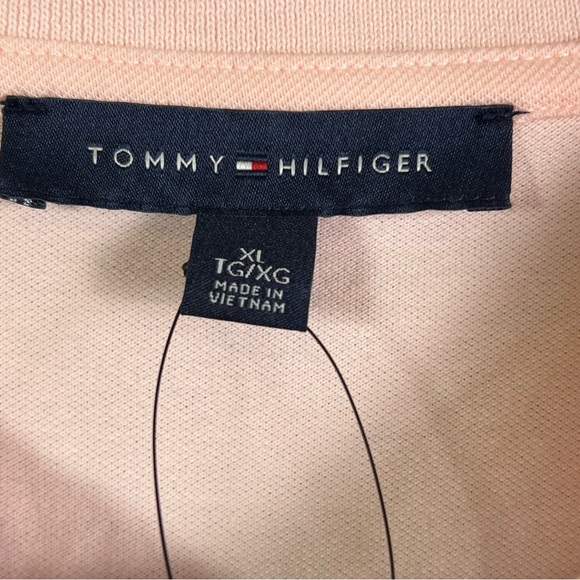 Tommy Hilfiger Women’s Pink Long Sleeve Polo Top Size XL - Picture 5 of 12